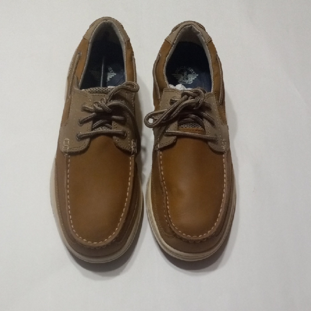 Dockers Tan Leather Boat Shoes